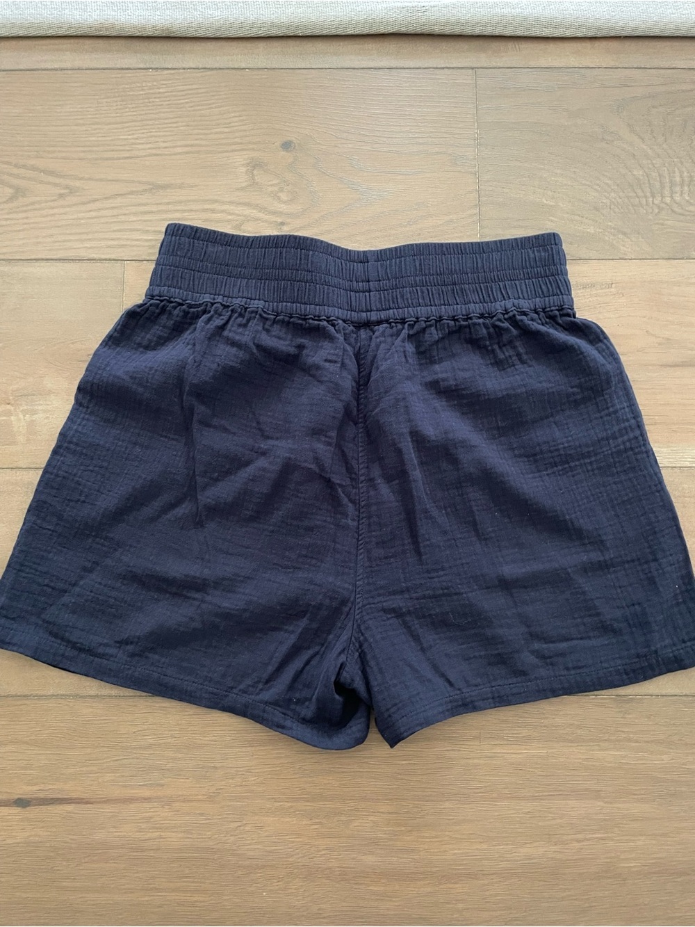 Boden Pull On Double Cloth Shorts, Navy, Size 8 - Picture 4 of 6